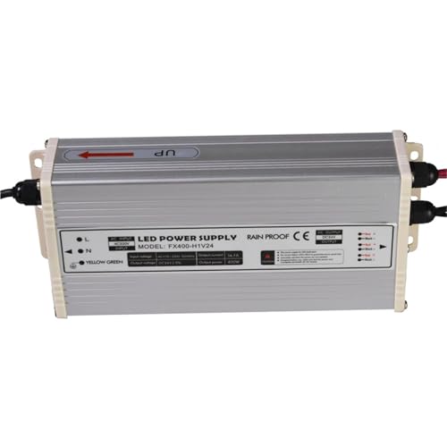 24VDC 400W 16A 220V 110V AC zu DC Schalter Netzteil Treiber for LEDs Regendicht Volle Container Ladung Großhandel(No Logo,90-135V AC_24V DC_400W) von UQOOHKBCU