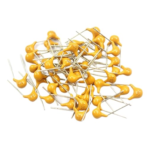 30 pcs/lot Multilayer ceramic capacitor 50V (100~106) 10pF~10uF 102 103 104 105 22pF 47pF 68pF 1nF 10nF 100nF 0.1uF 1uF P=5.08mm(222(2.2nF)) von UQOOHKBCU
