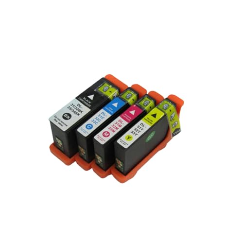 UQXJK Kompatibel mit 4er-Pack Tintenpatronen 31 32 33 34 V525w V725w Druckern von UQXJK