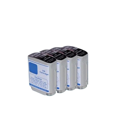 UQXJK Kompatibel mit 4er-Packung schwarzer Tintenpatronen 10 Ersatz-Business Inkjet 1000 1100 1100D 1100Dtn(4PCS BK) von UQXJK