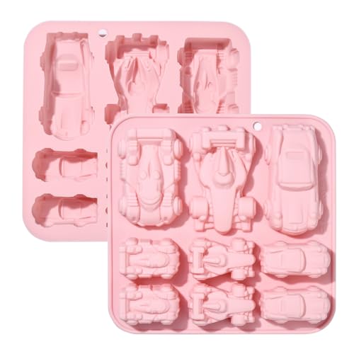 UR URLIFEHALL 2 Stück Fahrzeugform Silikon Form Form Form für Kuchendekoration Schokolade Süßigkeiten Pudding Kekse Seife UR URLIFEHALL 2 Stück Fahrzeugform Silikon Form Form Form für Kuchendekoration Schokolade Süßigkeiten Pudding Kekse Seife von UR URLIFEHALL