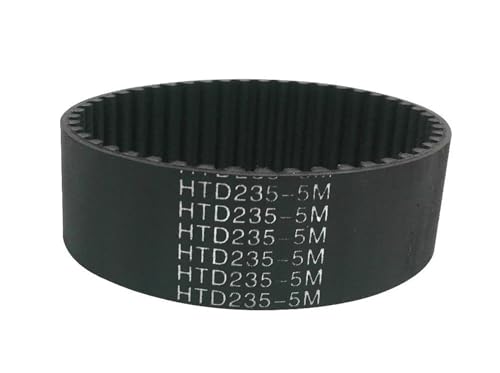 235/240/245/250mm Länge 10/15/20/25mm Breite 5mm Teilung HTD 5M Zahnriemenscheibe Riemenzähne 47 48 49 50 Synchronriemen Motor Gummi Keilriemen(250mm,25mm) von URAGER