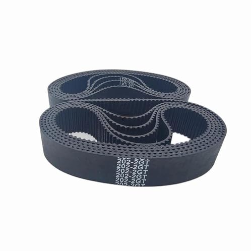 Für 3D-Drucker 2GT GT2 Breite: 6 Mm/10 Mm/15 Mm Gummi-Zahnriemen Mit Geschlossenem Riemen, Umfang 140 Mm – 610 Mm Motor Gummi Keilriemen(2GT-260,6mm) von URAGER