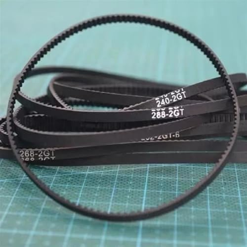 Für 3D-Druckerteil 2GT Gummi-Zahnriemen 3,5/6/9 Mm C = 162 164 166 168 170 172 174 176 178 180 182 Mm GT2-Zahnriemen Motor Gummi Keilriemen(180mm,2GT-9mm (2pcs)) von URAGER