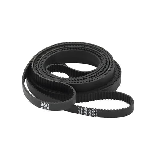 GT2 6mm Closed Loop Gummi 2GT Zahnriemen Länge 960 976 1000 1040 1100 11440 1164 1180 1210 1220 Mm Für C-15 3D-Drucker Motor Gummi Keilriemen(2GT-1180mm) von URAGER
