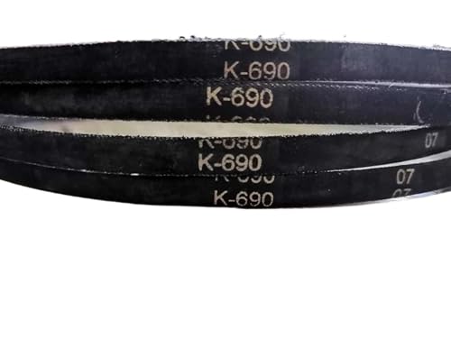 Keilriemen Dreieckriemen Antriebsriemen Für Bohrmaschine Industrielle Landwirtschaftliche Ausrüstung 2St K690 K660 Motor Gummi Keilriemen(K690) von URAGER