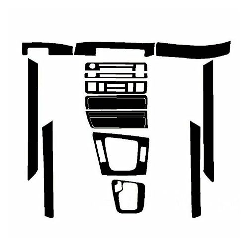 URAGER Innenausstattung Zubehör Interieur Für 3er E46 1998 1999 2000 2001 2002 2003 2004 2005 Auto-Innenform-Zierstreifen Armaturenbrett-Kohlefaser-Aufkleber-Zubehör von URAGER