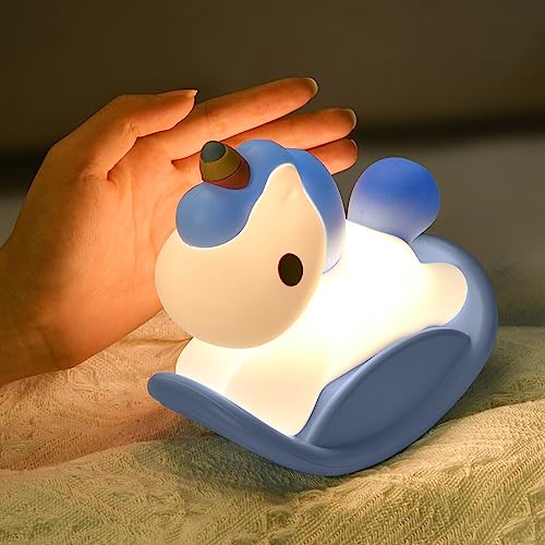 URAQT Silikon Nachtlicht Kinder,7 Farben KükenLed Nachttischlampe USB-Aufladung und 3 Gang Timing Funktion Kawaii Nachtlicht Baby mit Touch Schalter und Fernbedienung Silikon Nachtlicht von URAQT