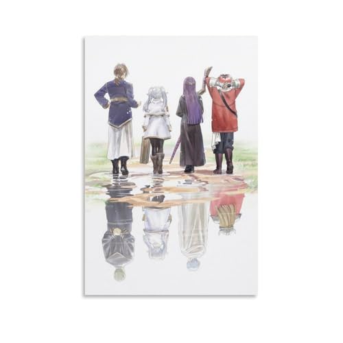 URAUIH Poster "Frieren Beyond Journey's Ende" für Schlafzimmer, Wohnzimmer, Wandkunst-Deco-Poster, 40 x 60 cm, ungerahmter Stil von URAUIH