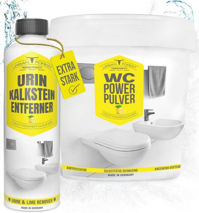 URBAN FOREST SPARSET WC Reiniger Schaum 1Kg & Urinsteinlöser extra stark 1L Badreiniger (2-St. WC Reiniger Schaum 1Kg & Urinsteinlöser extra stark 1L) von URBAN FOREST