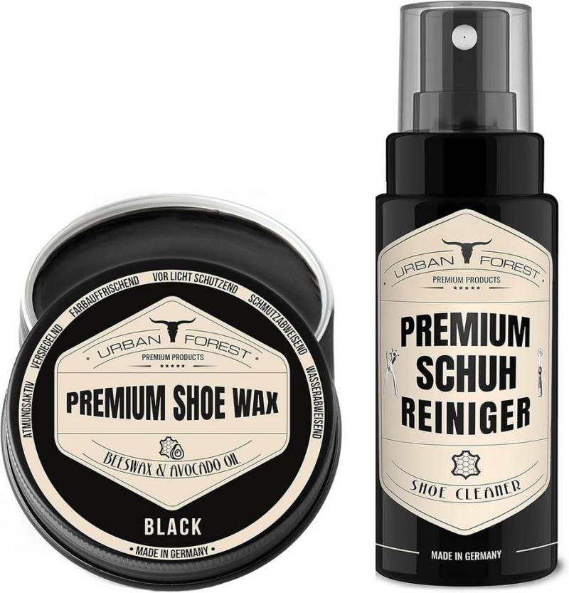 URBAN FOREST Schuhcreme Schuhwachs Braun mit Bienenwachs & Avocado-Öl 150ml Schuhcreme von URBAN FOREST