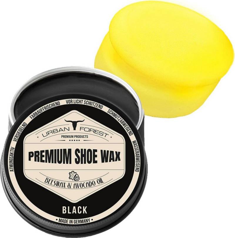 URBAN FOREST Schuhcreme Schuhwachs Braun mit Bienenwachs & Avocado-Öl 150ml Schuhcreme von URBAN FOREST
