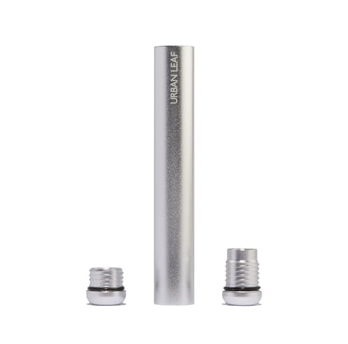 URBAN LEAF Joint Hülle Basic | Minimalistisches Aluminium Design | wasser- & geruchsdicht | Everyday Carry Joint Case EDC (silber) von URBAN LEAF