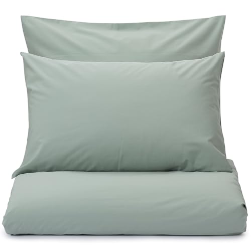 URBANARA Perkal-Kissenbezüge Perpignan 80x40 cm - 100% gekämmte Baumwolle 2-TLG. Set Made in Portugal Oeko-Tex Standard 100 Premium Kissenhüllen Hotelverschluss, Salbeigrün URBANARA Perkal-Kissenbezüge Perpignan 80x40 cm - 100% gekämmte Baumwolle 2-TLG. Set Made in Portugal Oeko-Tex Standard 100 Premium Kissenhüllen Hotelverschluss, Salbeigrün von URBANARA