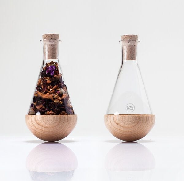 URBANATURE Gewürzglas STEHAUF KRÄUTERFLAKON 2er Set von URBANATURE