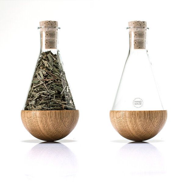 URBANATURE Gewürzglas STEHAUF KRÄUTERFLAKON 2er Set von URBANATURE