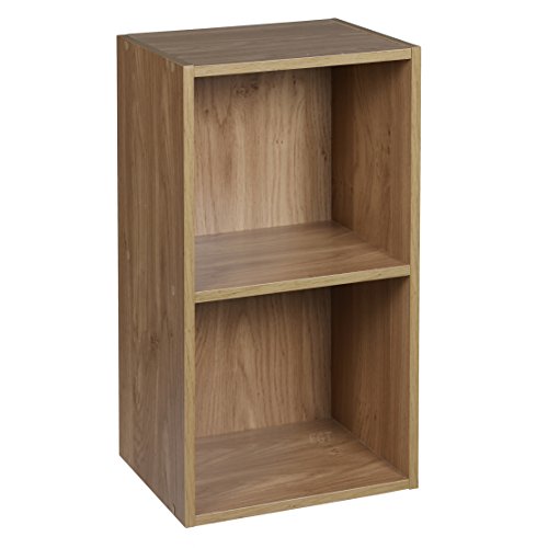 Bücherregal mit 4 Regalböden, holz, eiche, 2 Ablagefächer Bücherregal mit 4 Regalböden, holz, eiche, 2 Ablagefächer von URBNLIVING