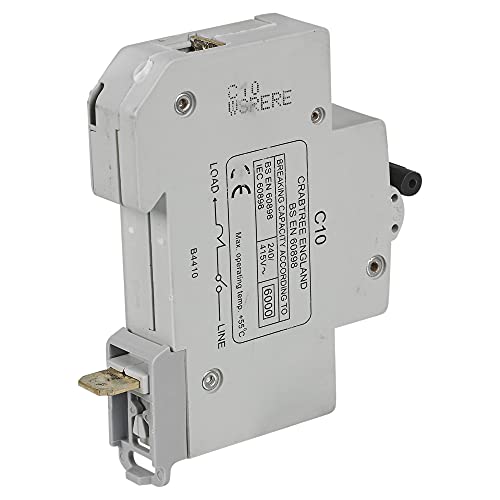 Crabtree Starbreaker MCB Leitungsschutzschalter Typ B/C Sicherung elektrisch (Typ C 10A) von URBNLIVING