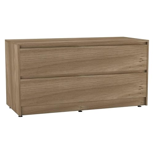 URBNLIVING 120 cm breiter Kommode mit 4 Schubladen, Schlafzimmerschrank mit versteckten zwei Schubladen, moderner Sideboard-Organizer mit geräumiger Oberfläche, freistehende Flur- oder Wohnzimmermöbel von URBNLIVING