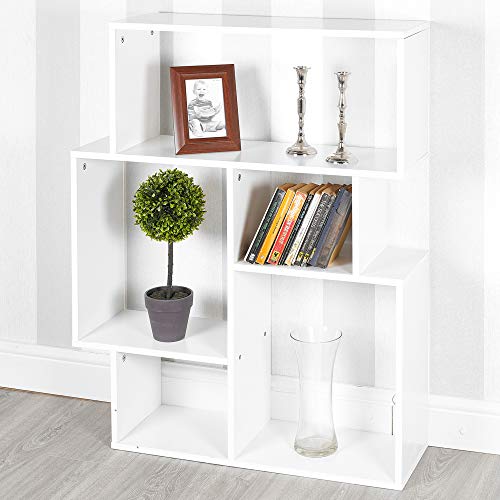 URBNLIVING 5 Cube klein Holz Modern Side Unit weiß von URBNLIVING