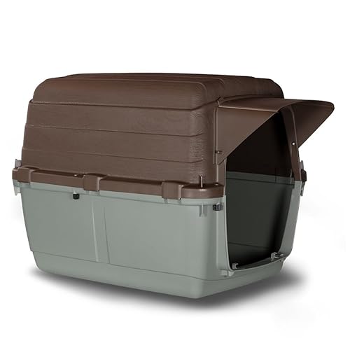 URBNLIVING Große Hundehütte aus Kunststoff - Wetterfestes Haustierhaus für den Außenbereich, robuster Kunststoff-Gartenunterstand für Hunde, Welpen & Haustiere - Klein URBNLIVING Große Hundehütte aus Kunststoff - Wetterfestes Haustierhaus für den Außenbereich, robuster Kunststoff-Gartenunterstand für Hunde, Welpen & Haustiere - Klein von URBNLIVING