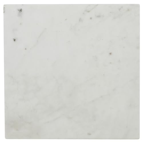 URBNLIVING Käsebretter, rund, rechteckig, quadratisch, Marmor, 30 cm, Weiß von URBNLIVING