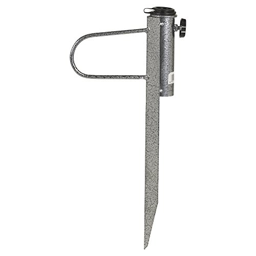 URBNLIVING-Schirmhalter aus Metall mit Spieß, Marmor-Design. von URBNLIVING
