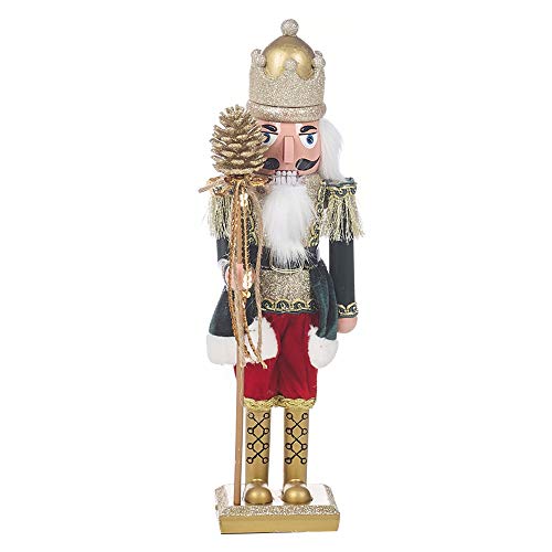 URBNLIVING Traditionell Weihnachten Nussknacker Soldat Statue Figur, 38-82cm Dekorativ Weihnachten Ornament Auf Holz Ständer, Erhältlich IN 3 Größen von URBNLIVING