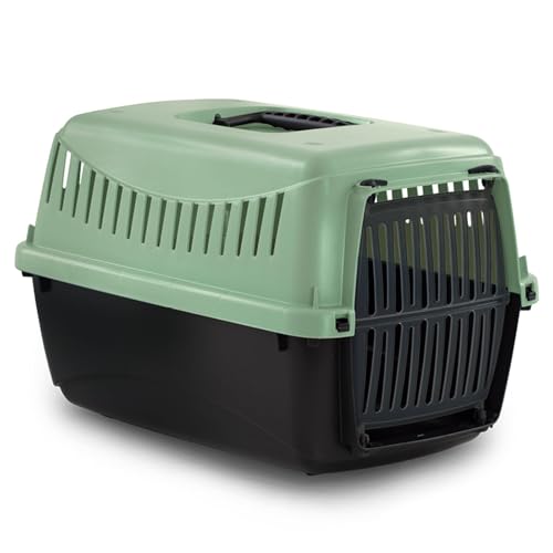 URBNLIVING Transportbox für Hunde und Katzen aus Kunststoff, robuste und leichte Reisebox mit sicherem Schloss und Belüftung, leicht zu reinigende Hundehütte für Welpen, Kätzchen und kleine Haustiere URBNLIVING Transportbox für Hunde und Katzen aus Kunststoff, robuste und leichte Reisebox mit sicherem Schloss und Belüftung, leicht zu reinigende Hundehütte für Welpen, Kätzchen und kleine Haustiere von URBNLIVING