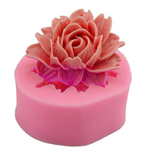 3D Rose Pfingstrose Blume Silikonform Fondant Kuchenform Dekoration Duftende Kerze Seife Gips Form Silikon Blume Kuchenformen Schokoladenform DIY Backen Handwerk für Kuchen Süßigkeiten Gelee Tortedeko 3D Rose Pfingstrose Blume Silikonform Fondant Kuchenform Dekoration Duftende Kerze Seife Gips Form Silikon Blume Kuchenformen Schokoladenform DIY Backen Handwerk für Kuchen Süßigkeiten Gelee Tortedeko von URFEDA