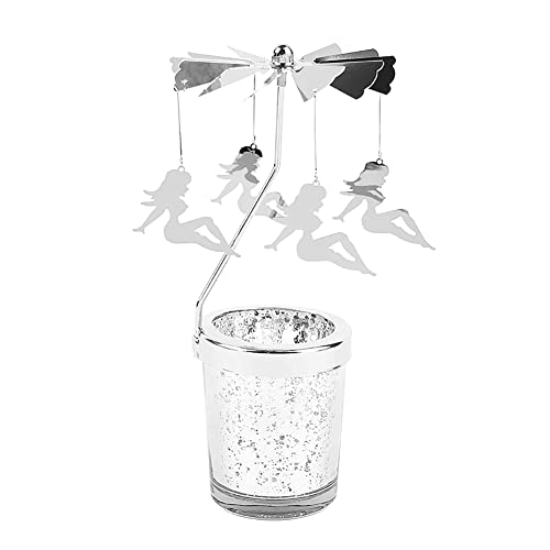 URFEDA Prinzessin Teelicht Karussell Windlicht Glas Teelichthalter Gold Teelichtglas Rotierender Kerzenhalter Eisen Metall Kerzenständer für Valentinstag Deko Hochzeit Dekoration Wohnzimmer Tischdeko URFEDA Prinzessin Teelicht Karussell Windlicht Glas Teelichthalter Gold Teelichtglas Rotierender Kerzenhalter Eisen Metall Kerzenständer für Valentinstag Deko Hochzeit Dekoration Wohnzimmer Tischdeko von URFEDA