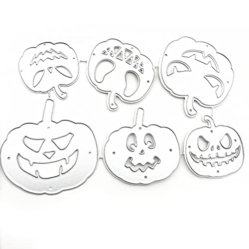 URFEDA Stanzschablone Fledermäuse Kürbis Geist Skelett Eule Hand Katze Schneiden Prägeschablonen Prägung Schablone Stanzschablonen für Halloween DIY Scrapbooking Papier Karten Basteln Dekoration von URFEDA