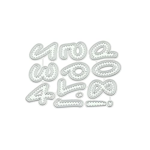 URFEDA Weihnachten Stanzschablonen Stanzbögen Metall Buchstaben und Zahlen Prägeschablonen Weihnachtsbaum Hirsche Stanzformen Stanze für DIY Karte Sammelalbum Scrapbooking Fotoalbum Deko Cutting Dies von URFEDA