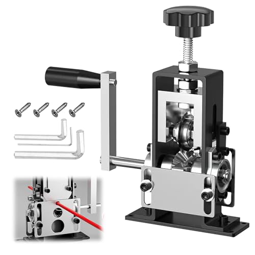 Manuelle Kabelabisoliermaschine, Multifunktional Abisolierwerkzeug, 1-20mm Handkurbel-Abisolierzange, Abisoliermaschine für das Recycling von Abfällen von Kupfer von URHELP