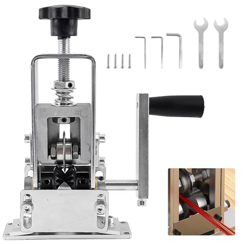 Manuelle Kabelabisoliermaschine, Multifunktional Abisolierwerkzeug, Tragbare Abisoliermaschine,1-21mm Handkurbel-Abisolierzange, Abisoliermaschine für das Recycling von Abfällen von Kupfer von URHELP