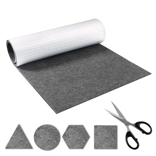 URHRHU Filz Selbstklebend Grau 40 x 150cm Klebriger Filz Mehrzweckklebstoff 2mm Dick Filzgleiter Selbstklebender Filzstoff für Box Liner Cup Mat Bilderrahmen Stuhlbein Tischbeine DIY Halloween URHRHU Filz Selbstklebend Grau 40 x 150cm Klebriger Filz Mehrzweckklebstoff 2mm Dick Filzgleiter Selbstklebender Filzstoff für Box Liner Cup Mat Bilderrahmen Stuhlbein Tischbeine DIY Halloween von URHRHU
