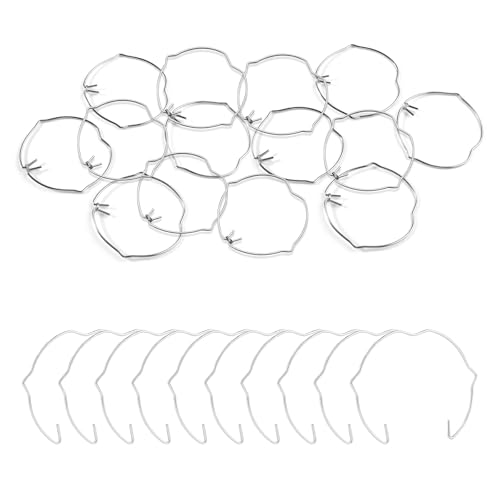 URHRHU Haltefeder-Ringe 24 Stück Einbaustrahler Federring MR11 LED-Haltering Haltefeder Ringe Federring Lampenhalter für LED Spot Light Einbauleuchten Halogenlampe von URHRHU