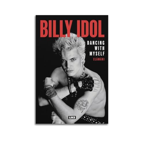 URIWYR Billy Idol Poster, Wandkunst, ästhetisches Cover, Zimmer, Vintage-Poster, dekoratives Gemälde für Wohnzimmer, Schlafzimmer, 40 x 60 cm, ungerahmter Stil URIWYR Billy Idol Poster, Wandkunst, ästhetisches Cover, Zimmer, Vintage-Poster, dekoratives Gemälde für Wohnzimmer, Schlafzimmer, 40 x 60 cm, ungerahmter Stil von URIWYR