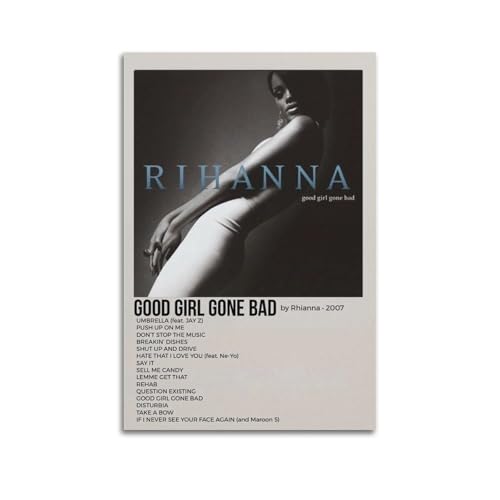 URIWYR Rihanna-Poster, Wandkunst, ästhetisches Deckzimmer, Vintage-Poster, dekoratives Gemälde für Wohnzimmer, Schlafzimmer, 40 x 60 cm, ungerahmter Stil URIWYR Rihanna-Poster, Wandkunst, ästhetisches Deckzimmer, Vintage-Poster, dekoratives Gemälde für Wohnzimmer, Schlafzimmer, 40 x 60 cm, ungerahmter Stil von URIWYR