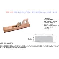 Urko Garlopin Wood 13-M 50 mm Doppelklinge 4021013 Urko Garlopin Wood 13-M 50 mm Doppelklinge 4021013 von URKO