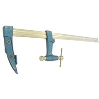 Zimmermannszwinge Urko Klemmung 800mm - Ausladung 120mm - Schiene 35x8mm - 4003J Zimmermannszwinge Urko Klemmung 800mm - Ausladung 120mm - Schiene 35x8mm - 4003J von URKO