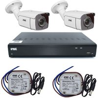 Urmet - ahd 5M 4-Kanal Videoüberwachungsset mit 2 Kameras 1097/814 von URMET