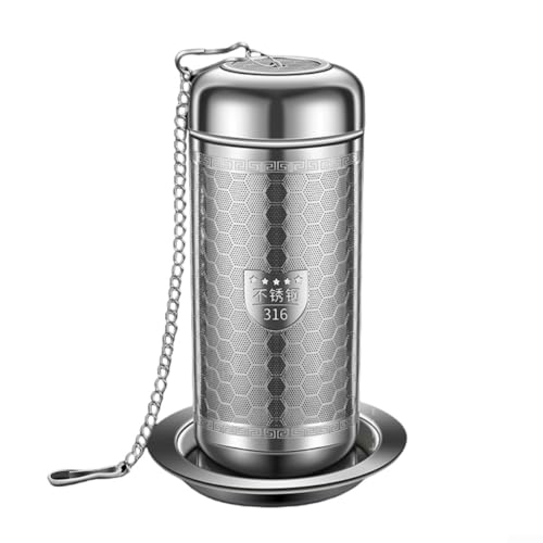 1x Tablett 1x Tea Infuser Breite Mundfahrtenflaschen Rost Proof (L) von URPIZY