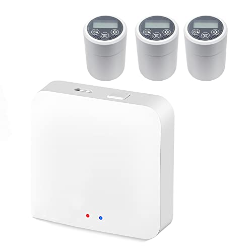 3xSmartes Tuya ZigBee Heizkörperthermostat mit Gateway Hub Intelligente Programmierbare Thermostat Kühlerantriebsventil Mini-Heizkörper-Temperaturregler Sprachsteuerung App-Steuerung Heizungssteuerung 3xSmartes Tuya ZigBee Heizkörperthermostat mit Gateway Hub Intelligente Programmierbare Thermostat Kühlerantriebsventil Mini-Heizkörper-Temperaturregler Sprachsteuerung App-Steuerung Heizungssteuerung von URPIZY