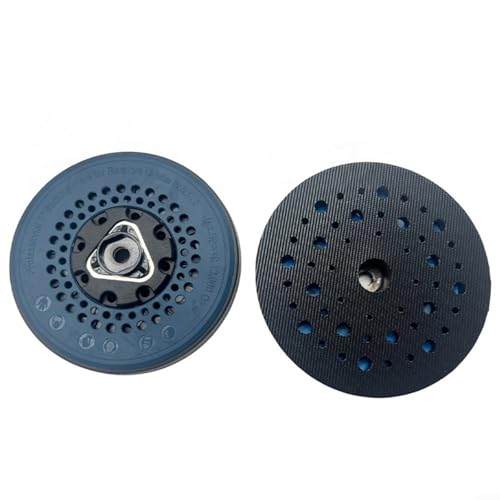 5 Zoll 125mm Schleifteller mit 49 Löchern aus PU, Klett-Backing Pad für Exzenterschleifer, Wärmeableitung und hohe Drehzahl bis 12000 U/min, passend für die meisten Modelle(Dark blue) von URPIZY