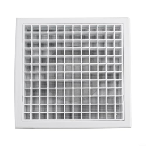 ABS Lüftungsgitter 100mm/150mm für Wand- und Deckenmontage, Wetterfestes Kunststoffgitter mit Insektenschutz, Geeignet für Abluftventilatoren(150) von URPIZY