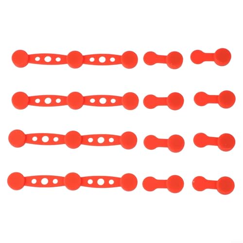 Air-Fryer Magnetisches Silikonhalter Set Sicheres Fixieren von Backpapier durch magnetisches Design Hitzebeständig Geeignet für alle Modelle Farbe Rot Schwarz Grau Größe 10.4x1.4cm 3.3cm 4 Sets(Red) von URPIZY