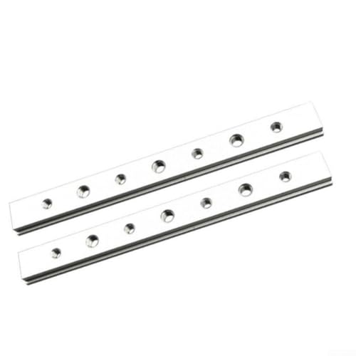 Aluminiumlegierung Miter Bar T-Track Schieber 19mm Tischsäge Frästisch Werkzeuge Stabil Konstruktion Kompatibel mit Tischsäge Bohrtisch Gehrungssäge Werkbank 2 Stück Silber(200mm) von URPIZY