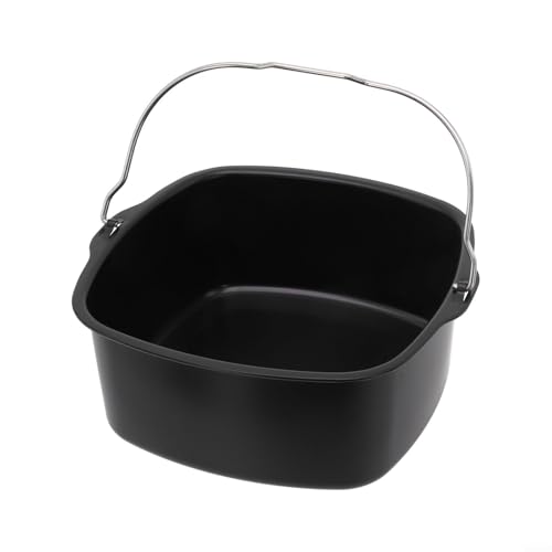 Antihaftende Kuchenbackform Aus Aluminium 7/8 Zoll Backblech Für Heißluftfritteuse Backform Zubehör Küchenhelfer Kuchenform Für Backen Mikrowelle Ofen Heißluftfritteuse Schwarz(7-inch) von URPIZY