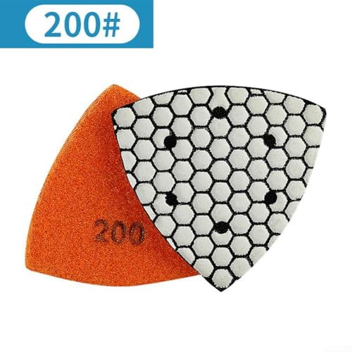 Anwendung Für Trockene Polierarten Steingranit MM Dreieck Diamant Trockenpolierkissen (200 grit) von URPIZY